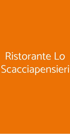 Ristorante Lo Scacciapensieri, Monteroni di Lecce