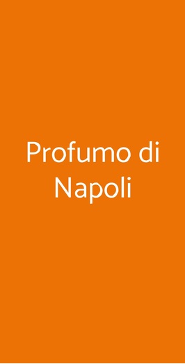 Profumo Di Napoli, Reggio Emilia