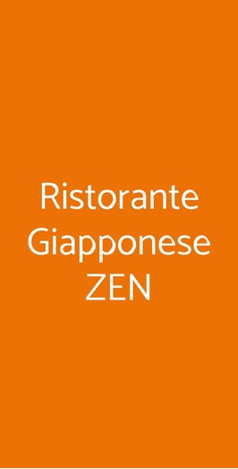 Ristorante Giapponese Zen