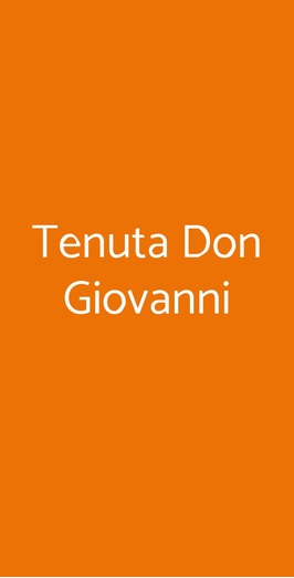 Tenuta Don Giovanni, Melendugno