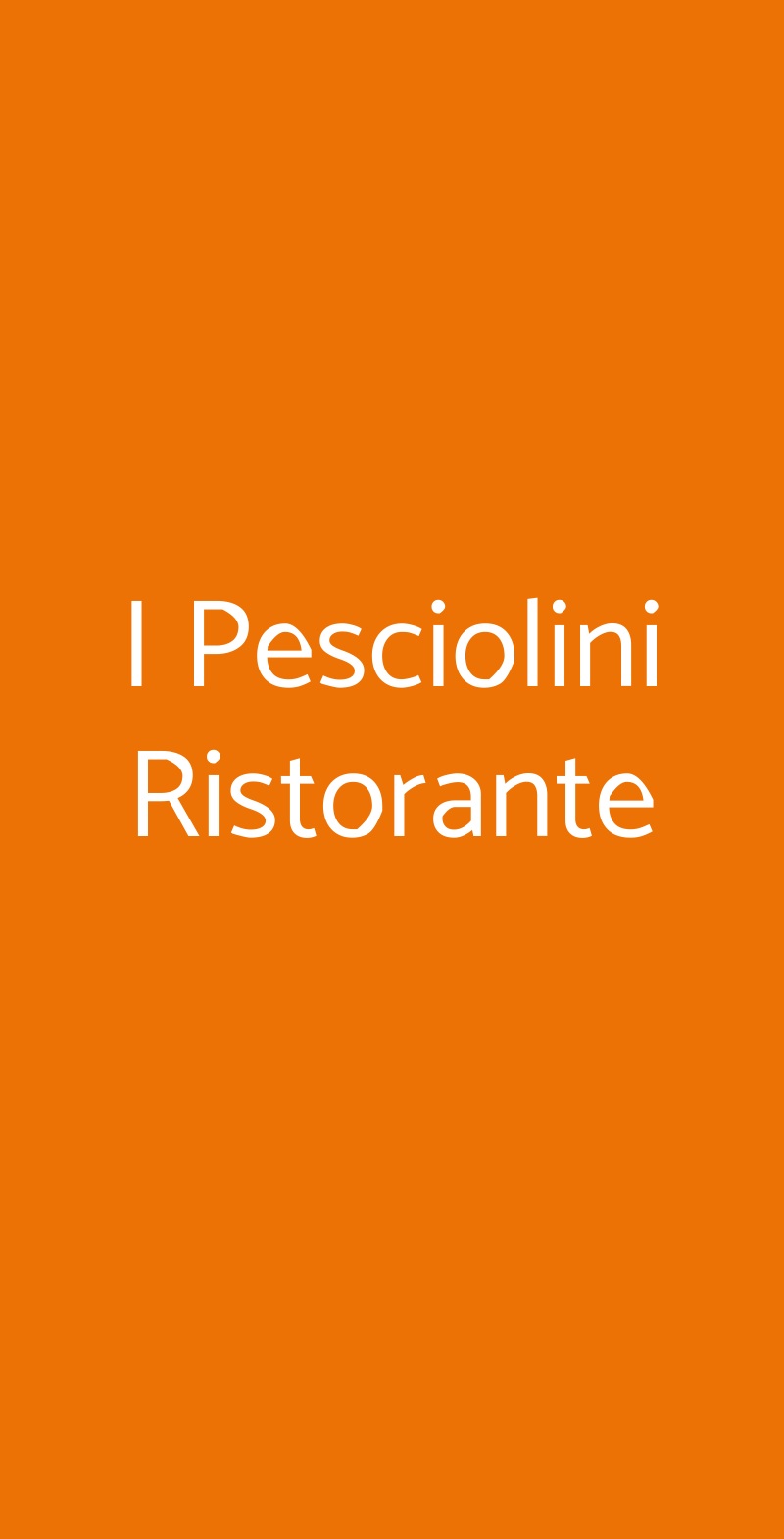 I Pesciolini Ristorante, San Cataldo