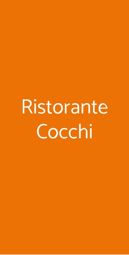 Ristorante Cocchi
