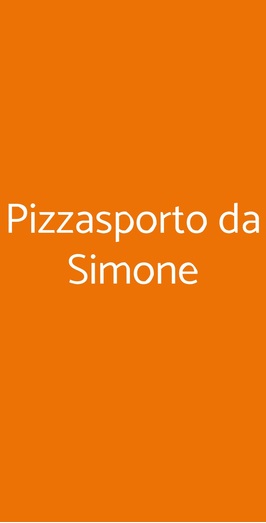 Pizzasporto Da Simone, Parma