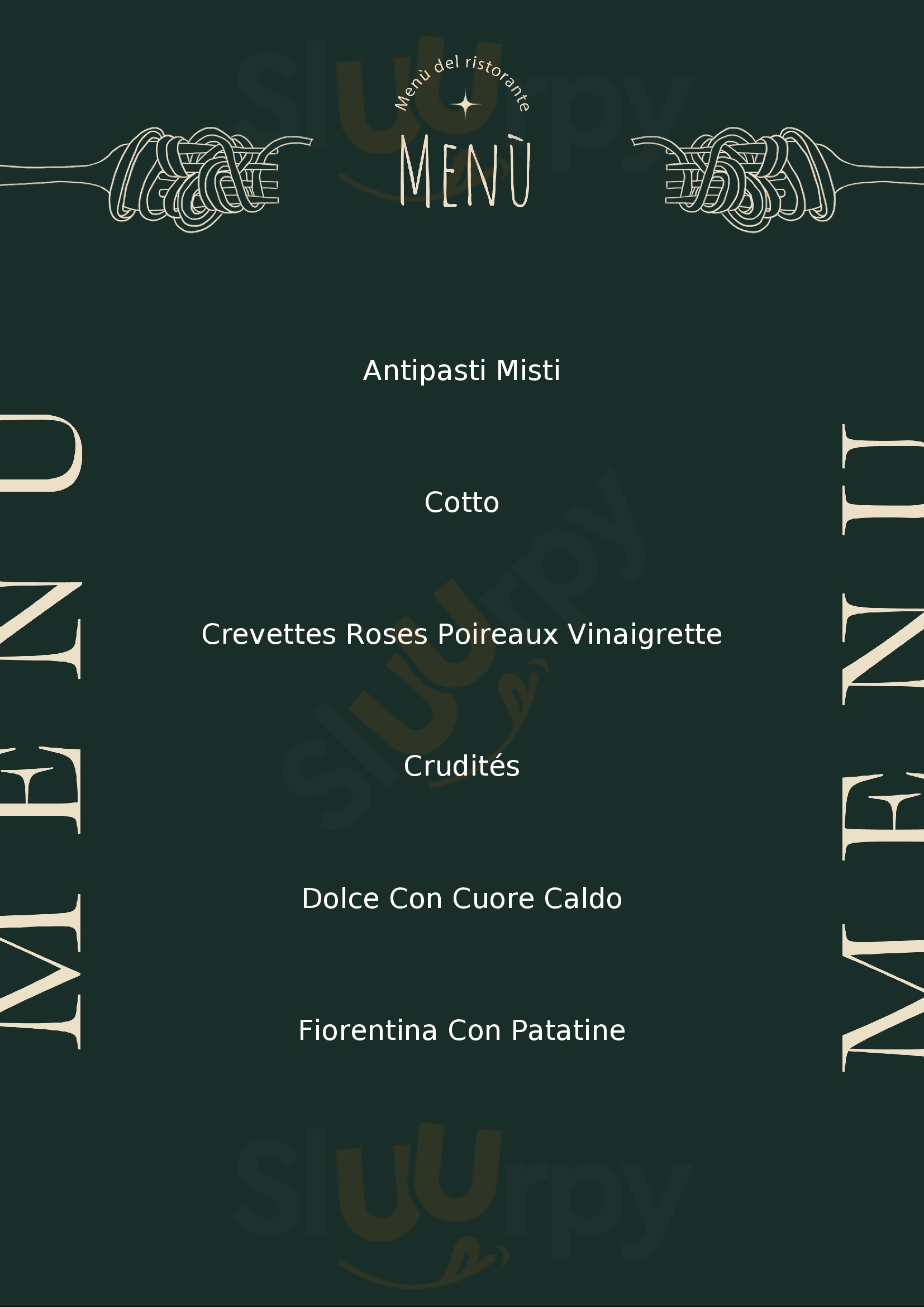 Ristorante li Frizzuli Aradeo menù 1 pagina