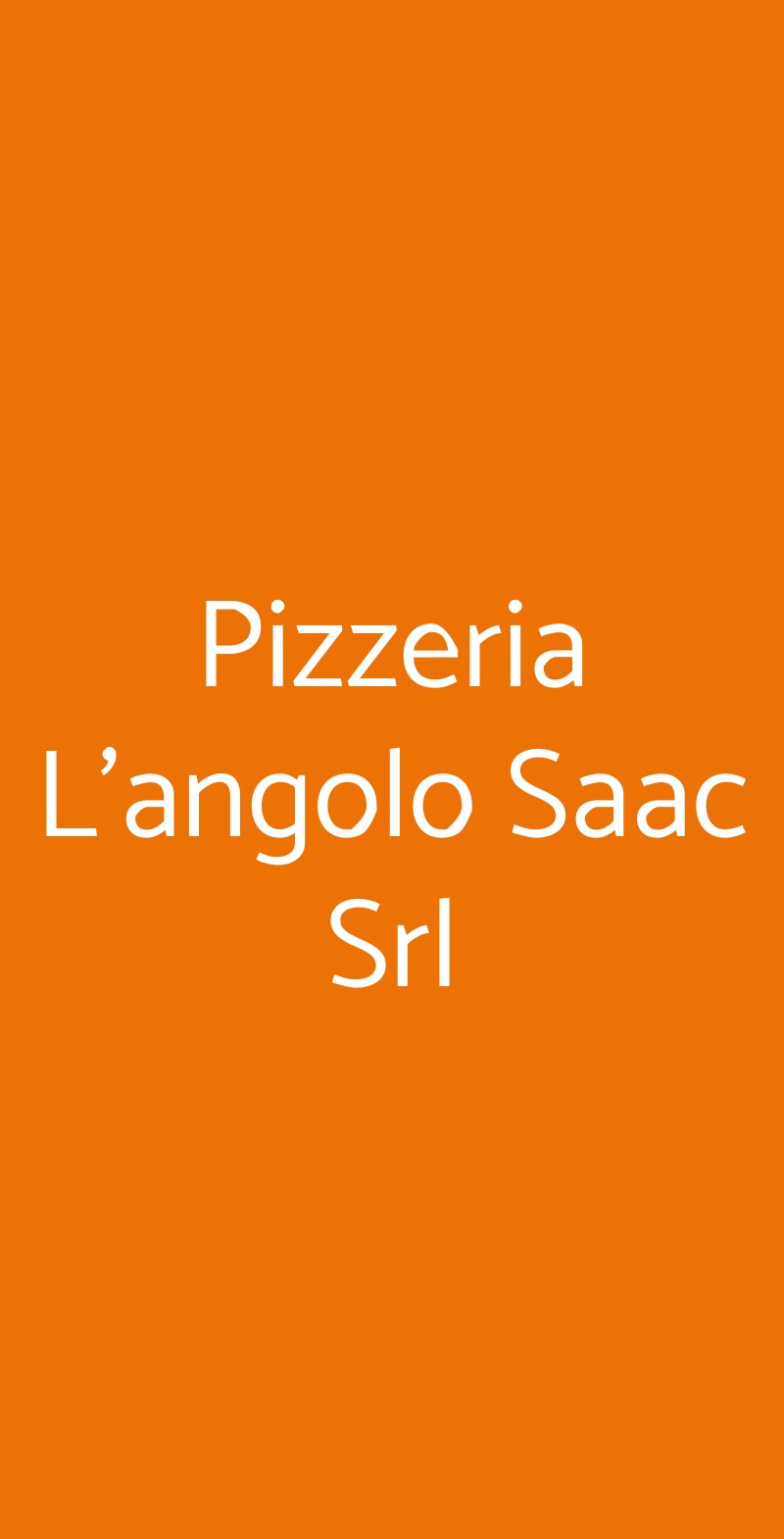 Pizzeria L'angolo Saac Srl, Langhirano