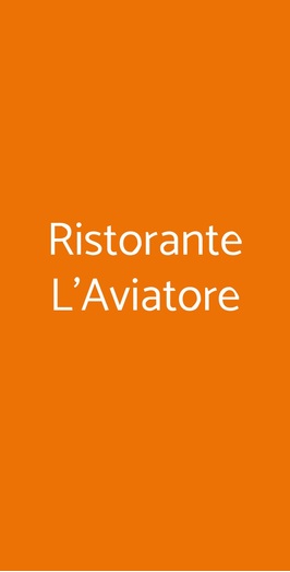 Ristorante L'aviatore, Parma