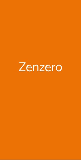 Zenzero