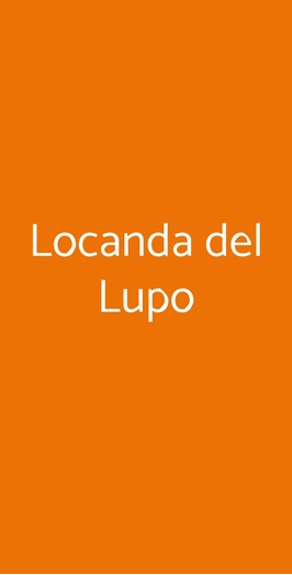 Locanda Del Lupo, Soragna