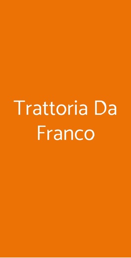 Trattoria Da Franco, Parma