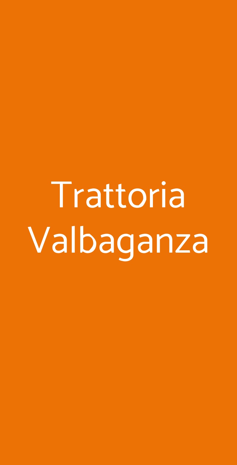 Trattoria Valbaganza Sala Baganza menù 1 pagina