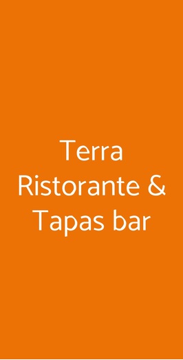 Terra Ristorante & Tapas Bar, Lecce