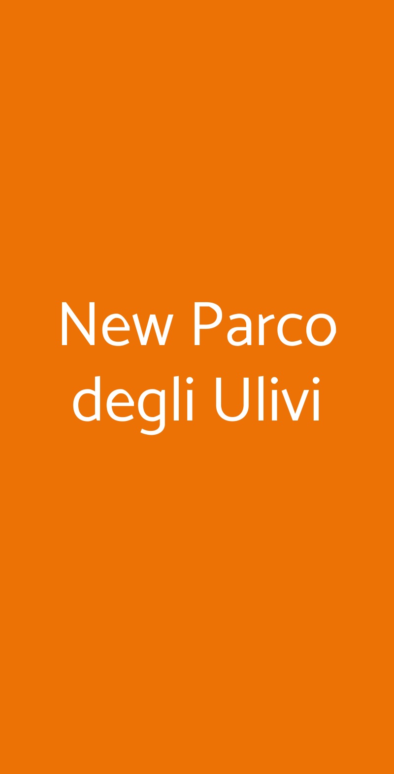 New Parco degli Ulivi Lucera menù 1 pagina