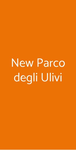 New Parco Degli Ulivi, Lucera