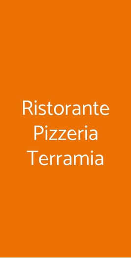Ristorante Pizzeria Terramia, Torchiara