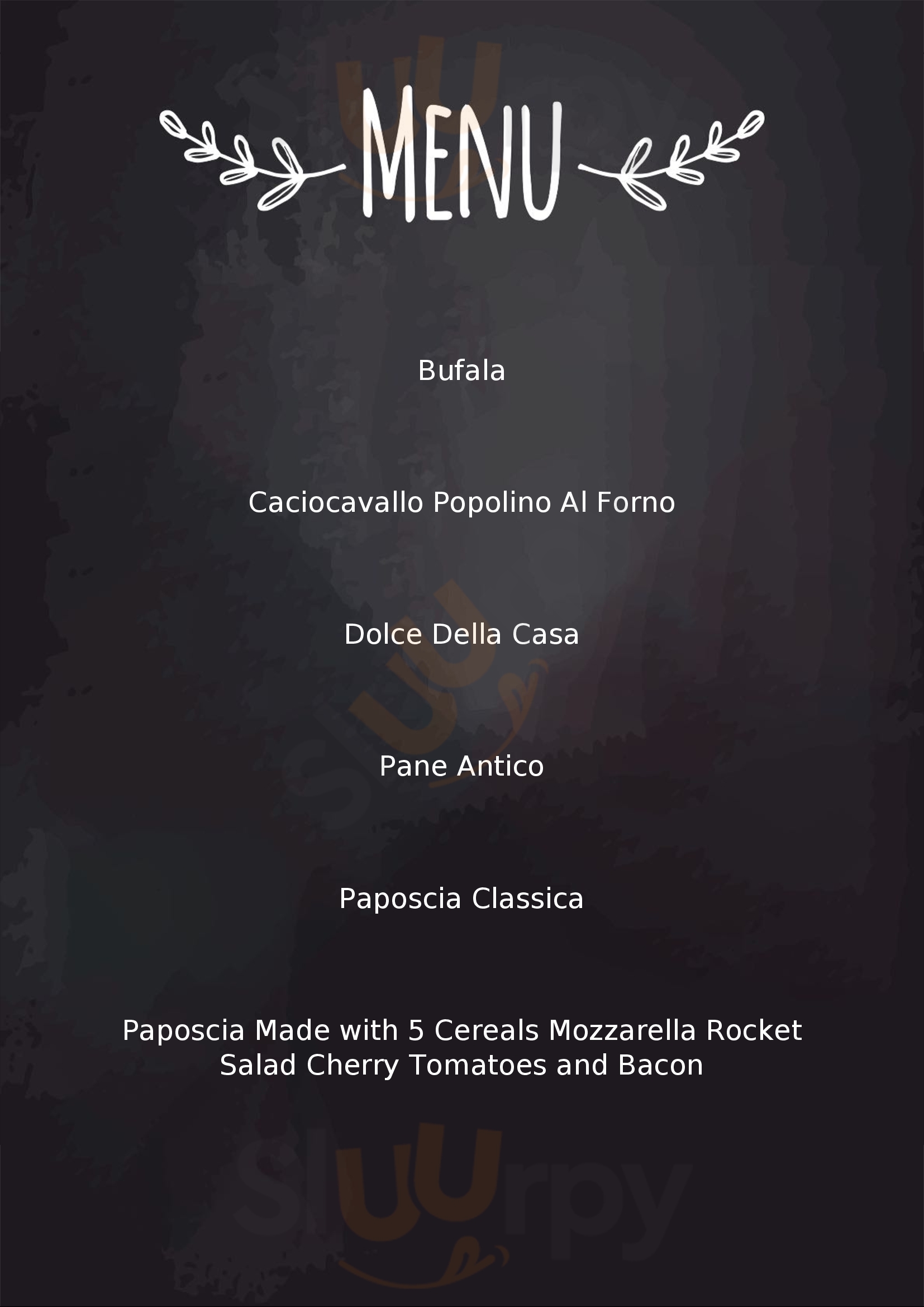 Pizzeria La Ruota da Luciano Vico del Gargano menù 1 pagina