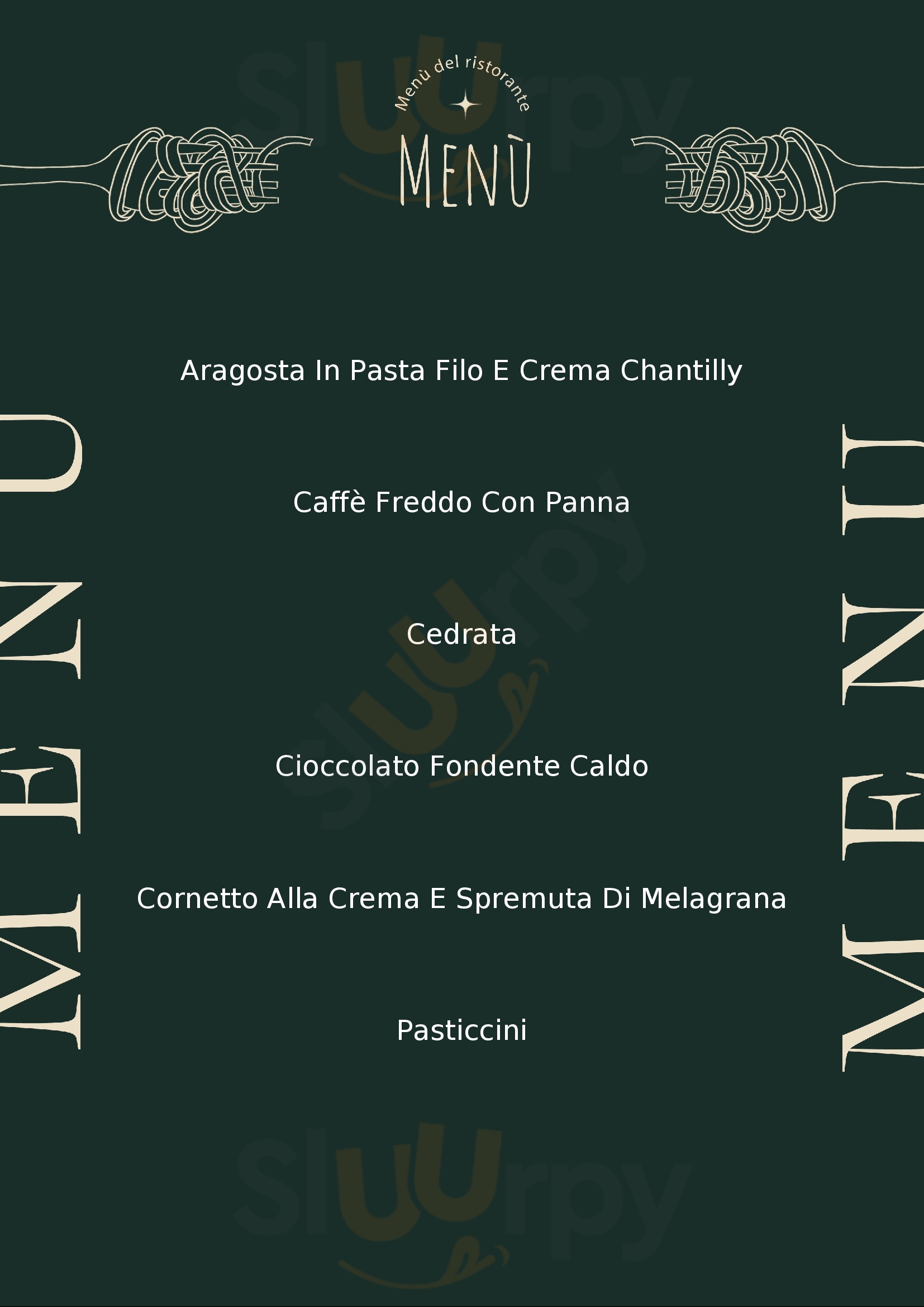 Regina Cafe San Severo menù 1 pagina