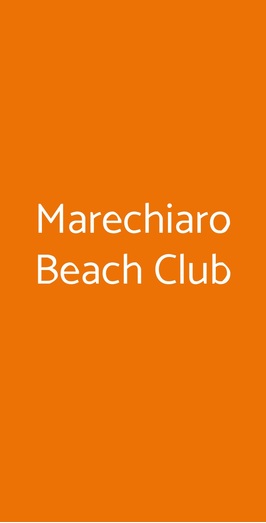 Marechiaro Beach Club