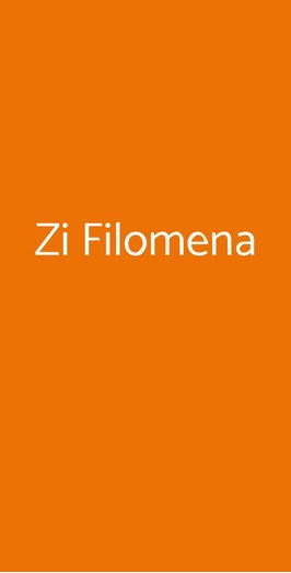 Zi Filomena, Caselle in Pittari