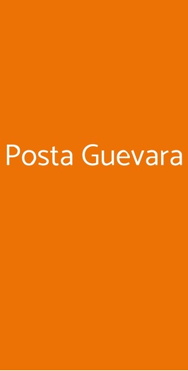 Posta Guevara, Orsara di Puglia