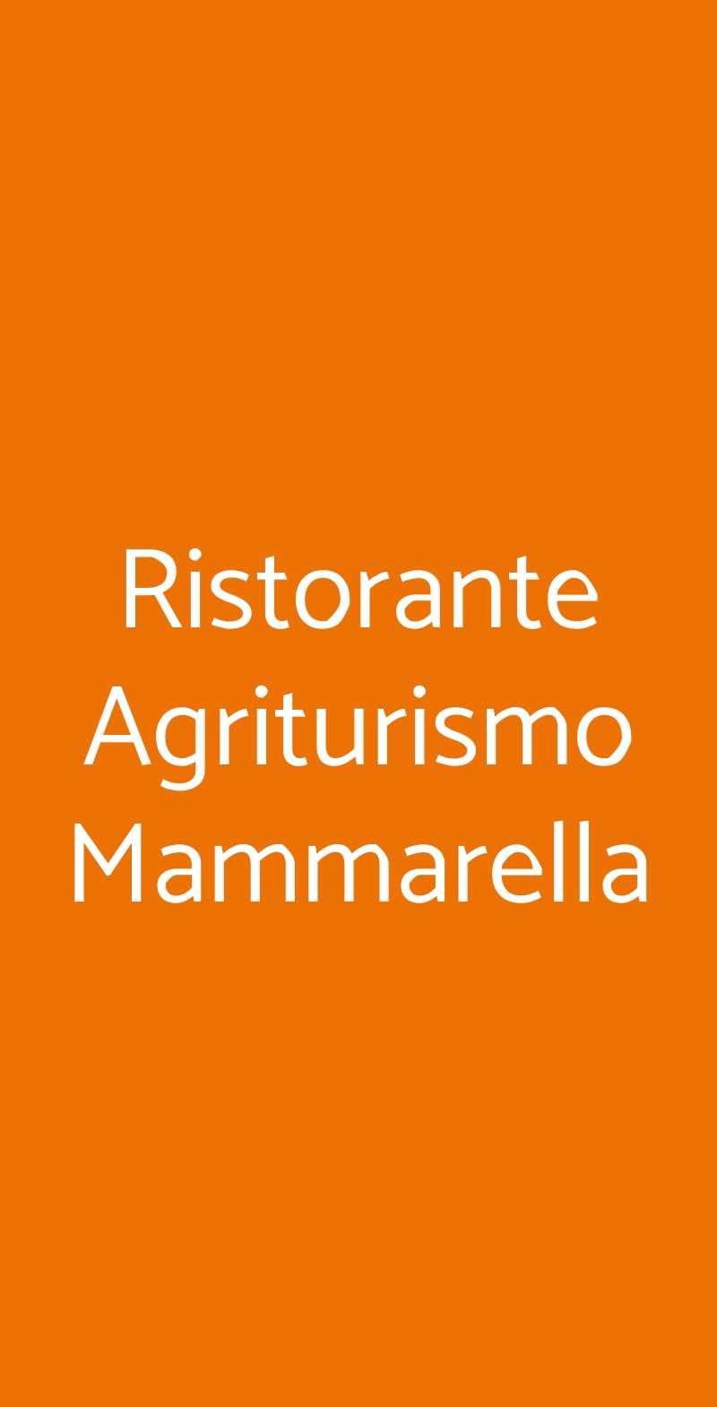 Ristorante Agriturismo Mammarella Altavilla Silentina menù 1 pagina