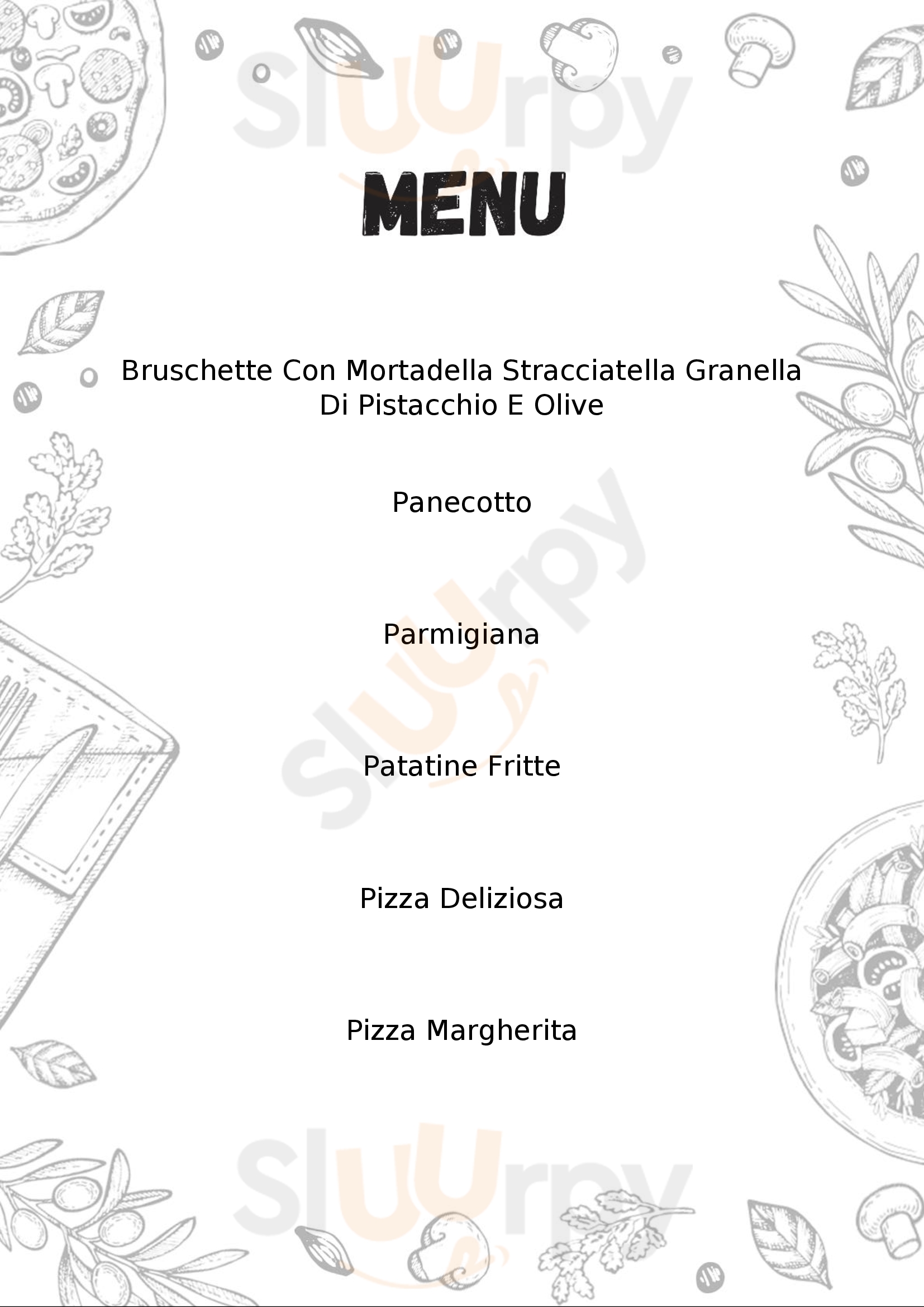 Pizzeria Mediterraneo Norcinoteca San Severo menù 1 pagina