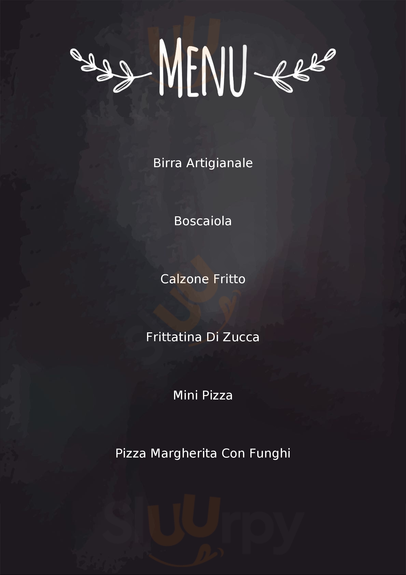 Pizzeria Da Ciro Scafati menù 1 pagina