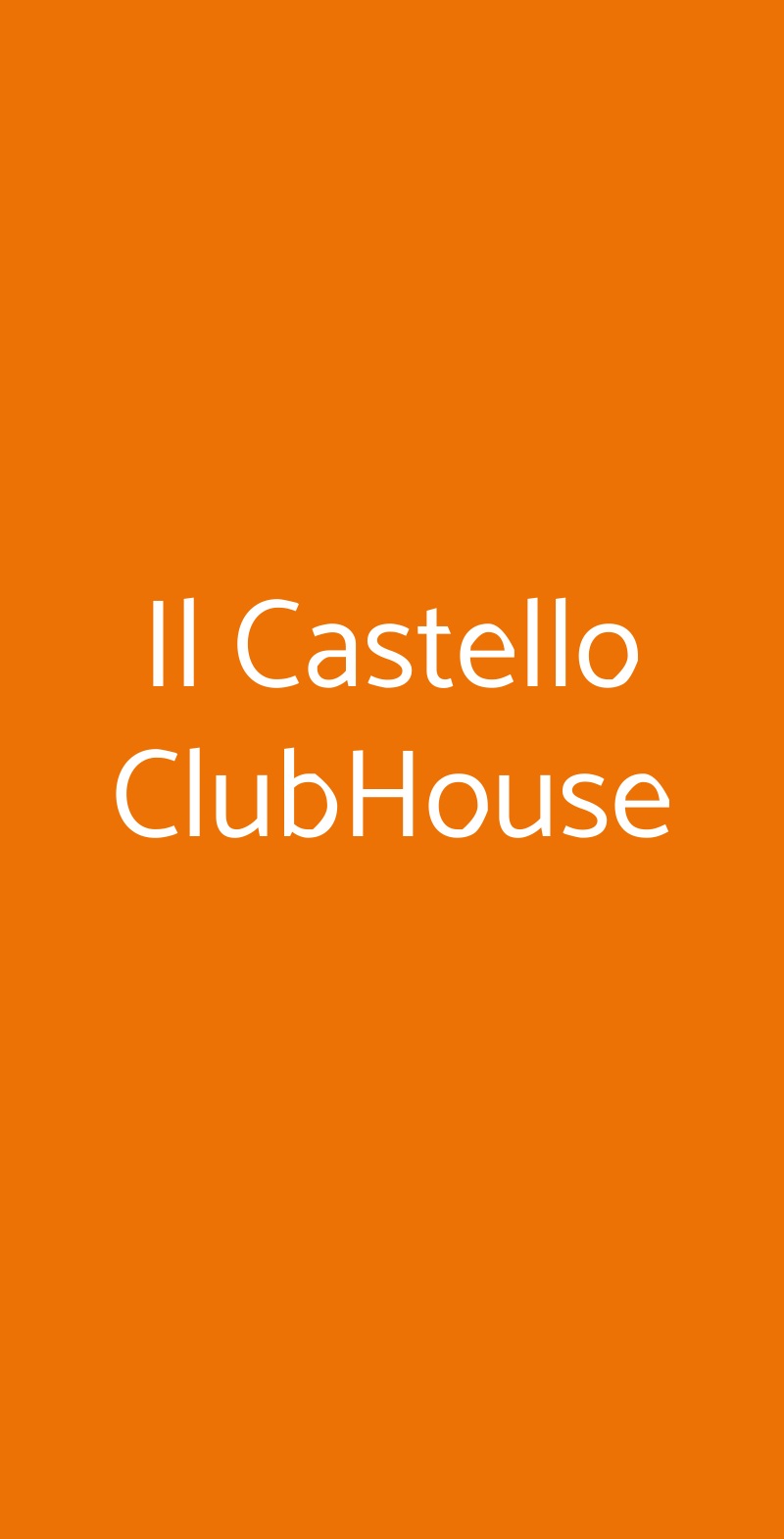 Il Castello Clubhouse, Contursi Terme