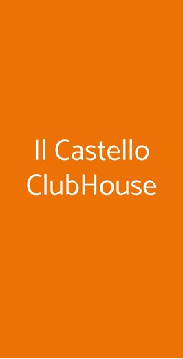 Il Castello Clubhouse, Contursi Terme