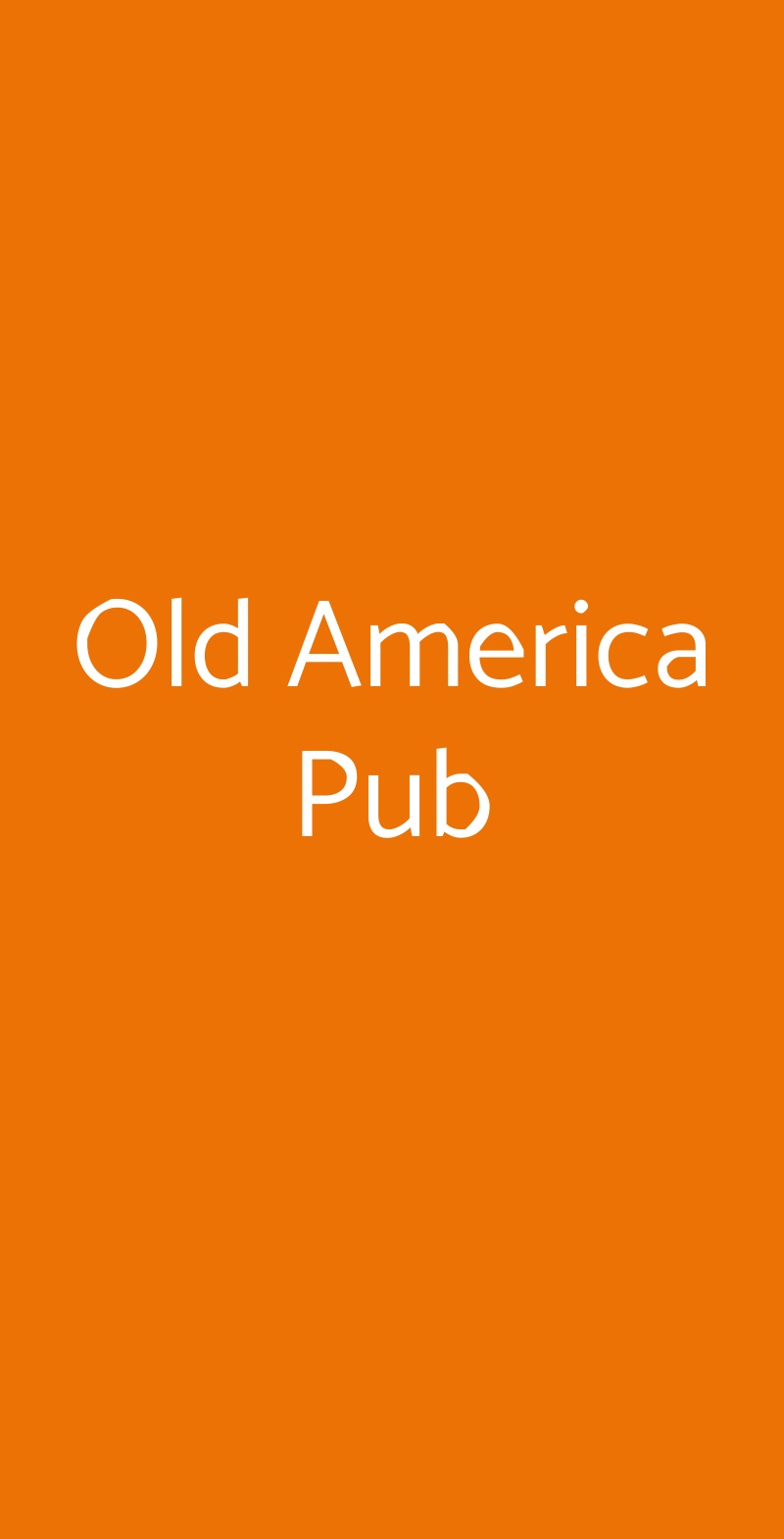 Old America Pub, Foggia