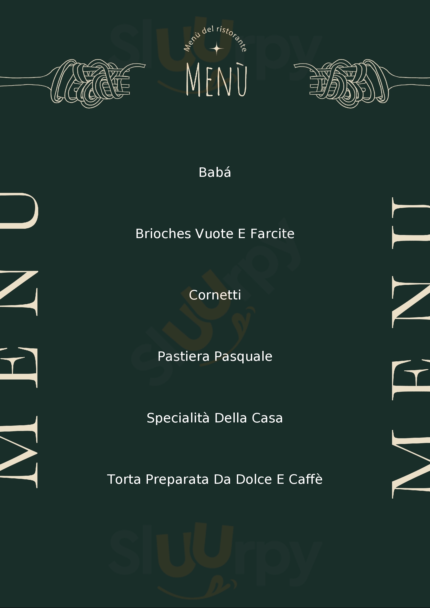 Dolce & Caffe Salerno menù 1 pagina