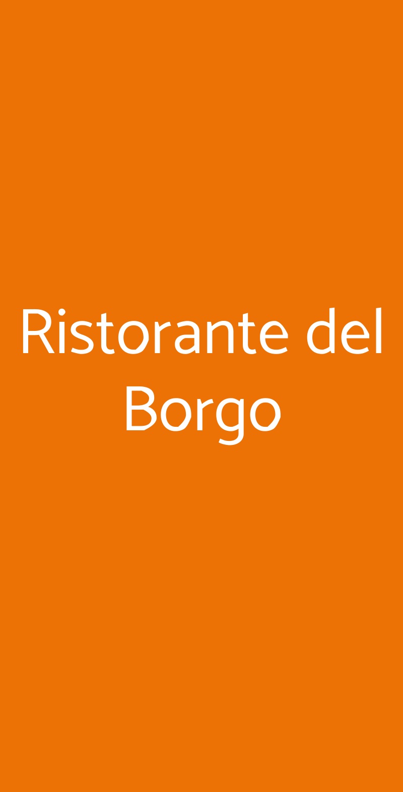 Ristorante Del Borgo, Castel di Sasso