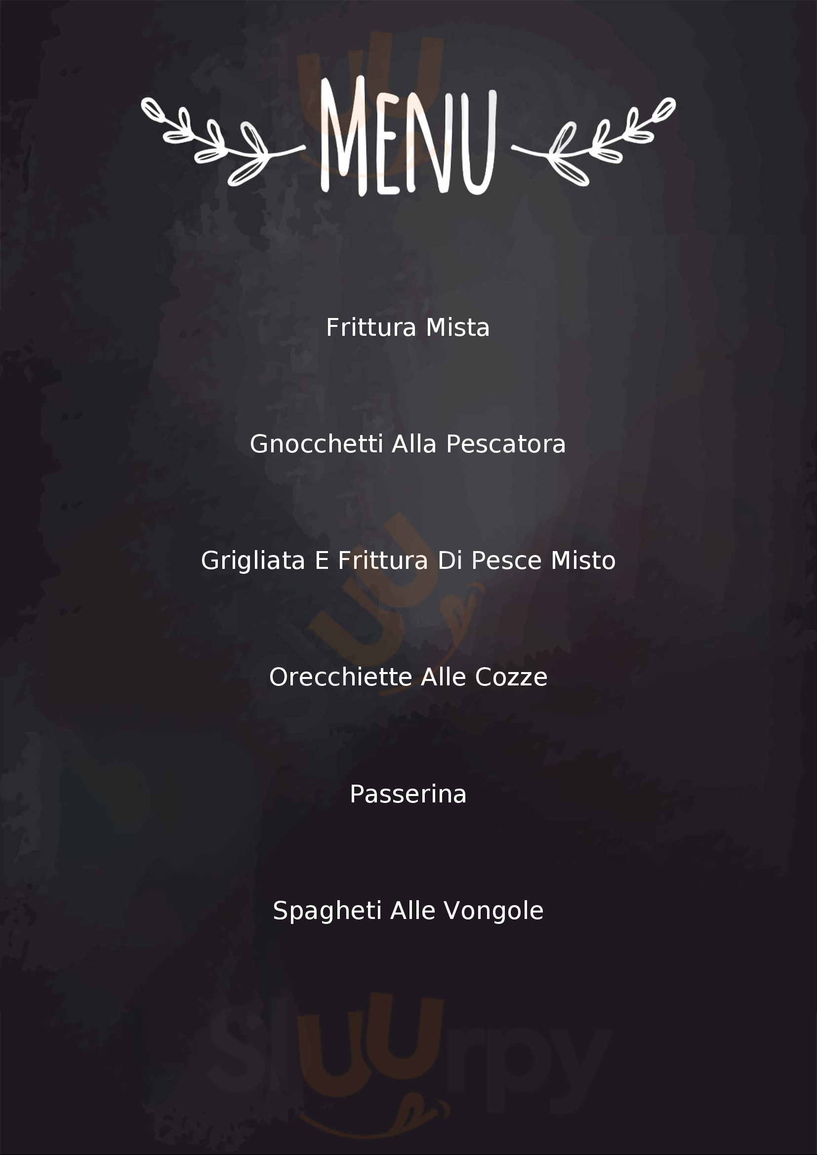 Ristorante Il Ristoro Postiglione menù 1 pagina