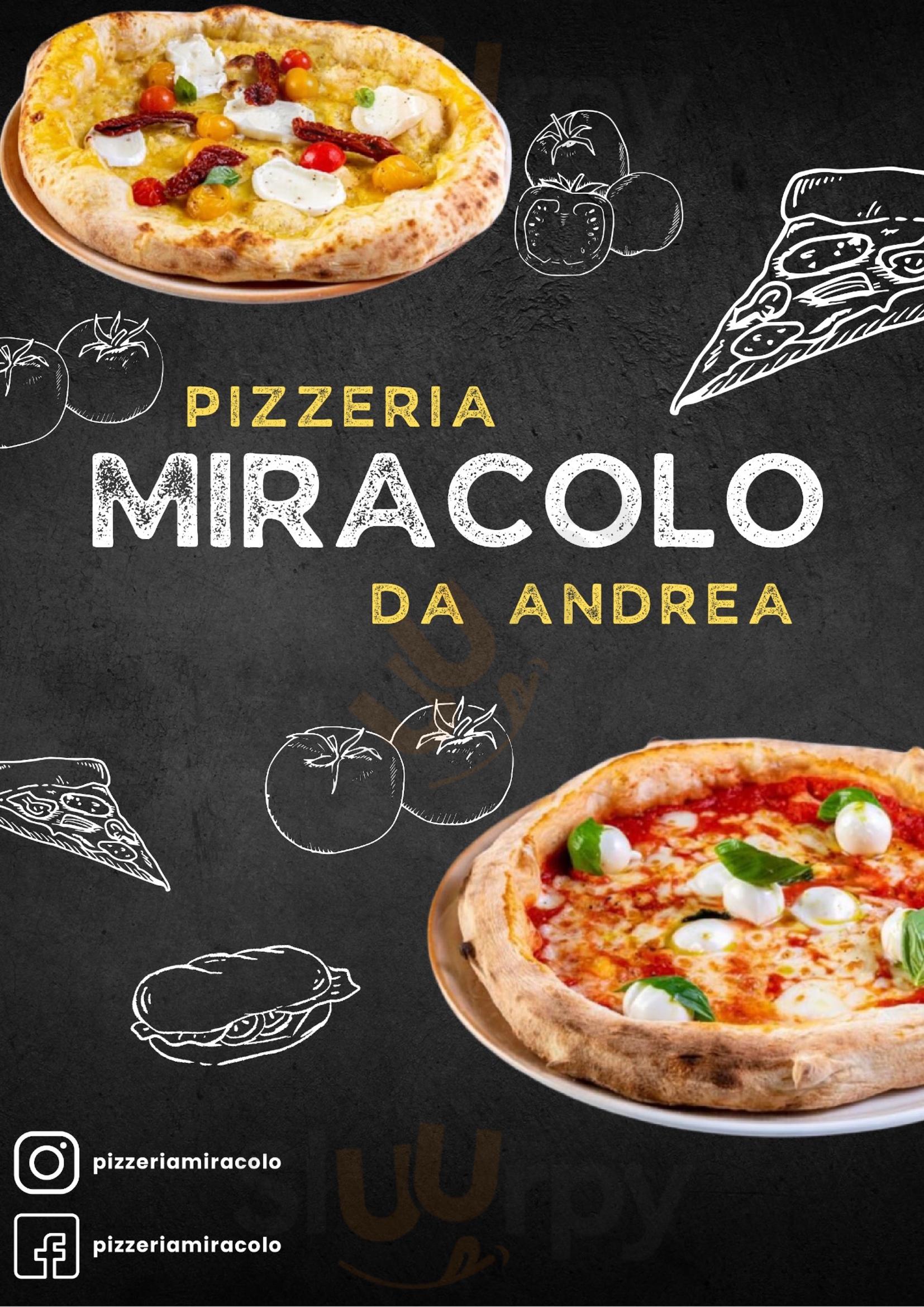 Pizzeria Miracolo da Andrea Sant&#39;Egidio del Monte Albino menù 1 pagina