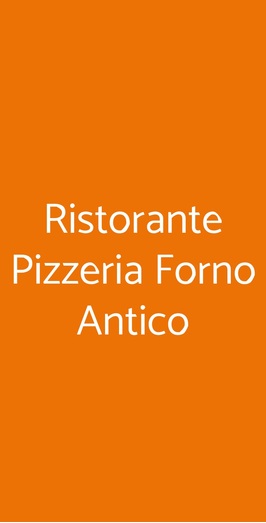 Ristorante Pizzeria Forno Antico, Camerota