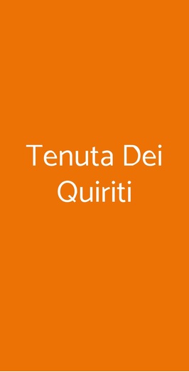 Tenuta Dei Quiriti, Alvignano