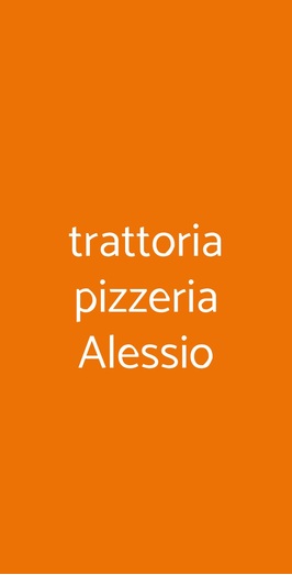 Trattoria Pizzeria Alessio, Vitulazio