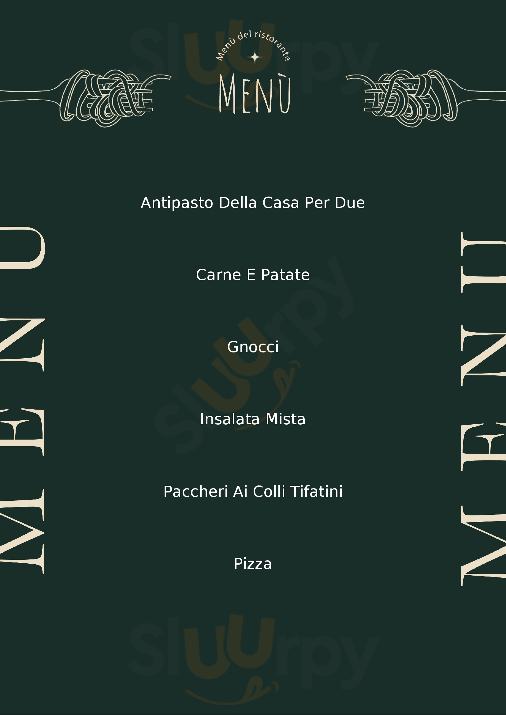 Ristorante Pizzeria Colli Tifatini Caserta menù 1 pagina