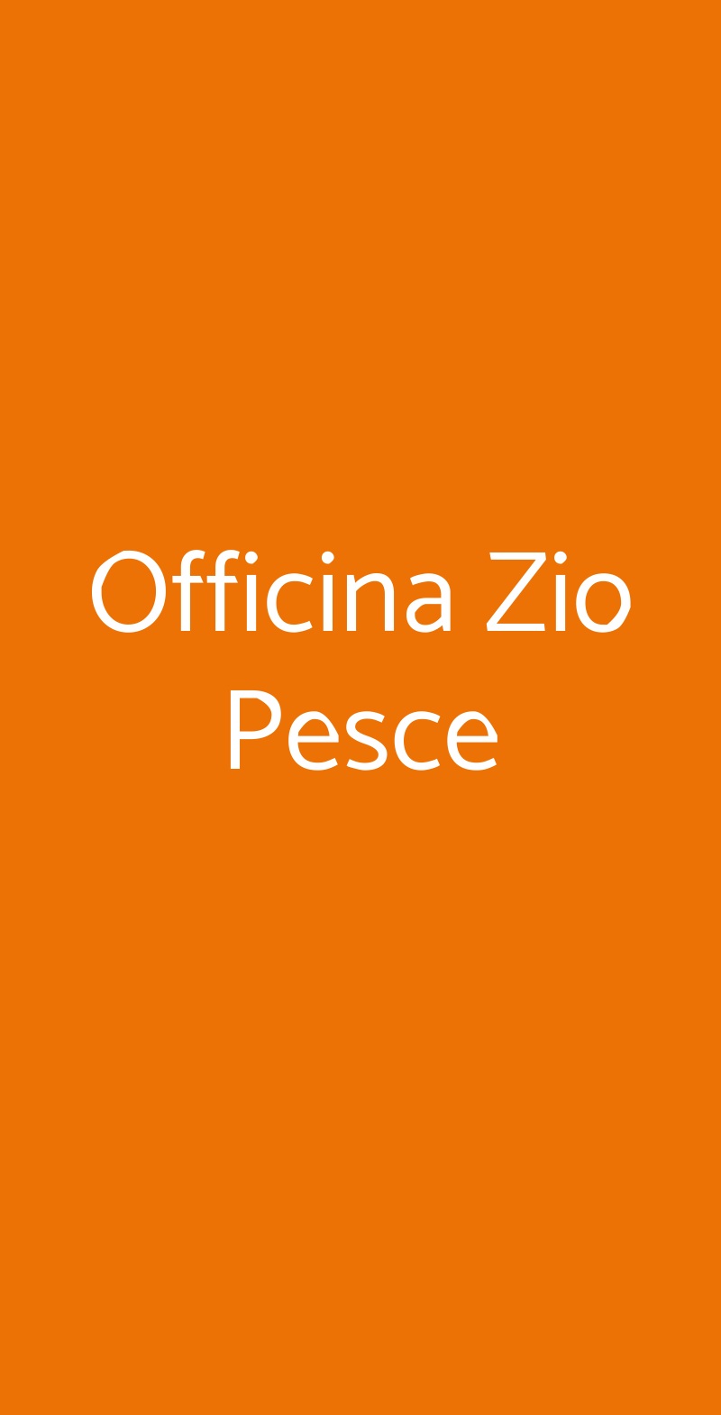 Officina Zio Pesce Caserta menù 1 pagina